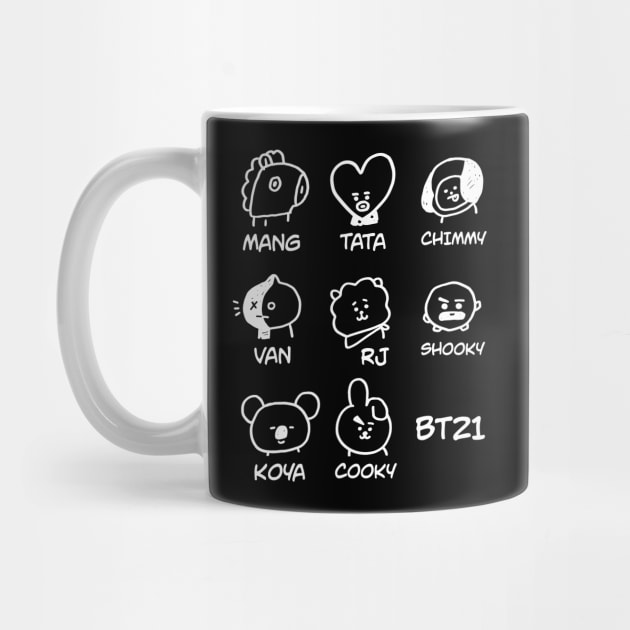 BTS BT21 GRAPHIC by Tellu